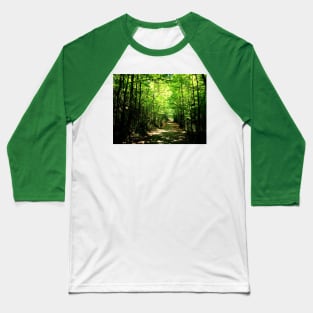 Yarrangobilly Path Baseball T-Shirt